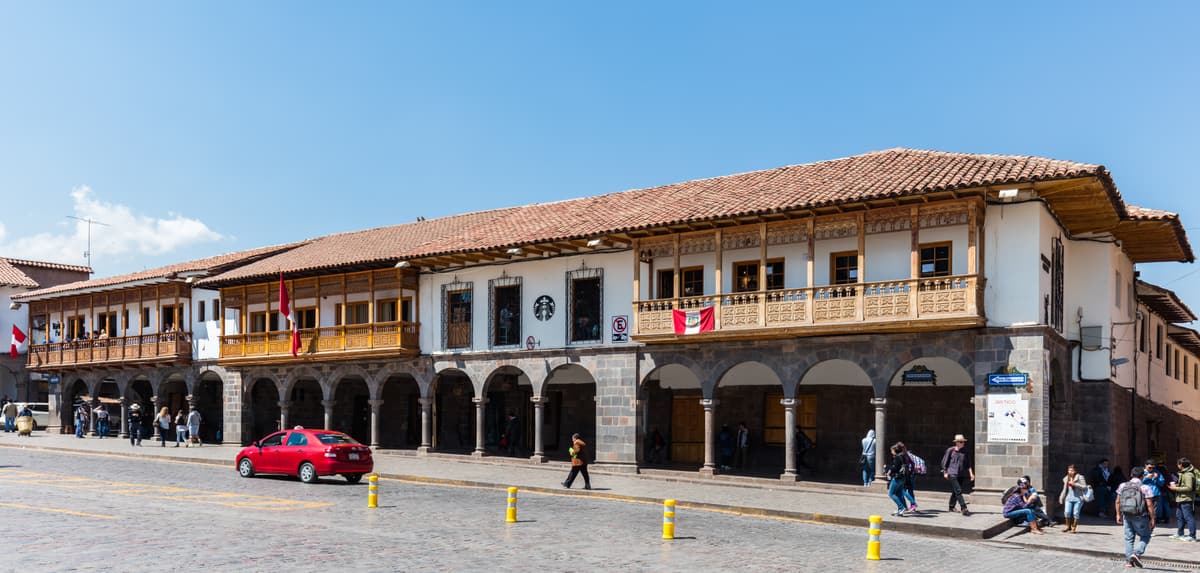 Die Plaza de Armas von Cusco