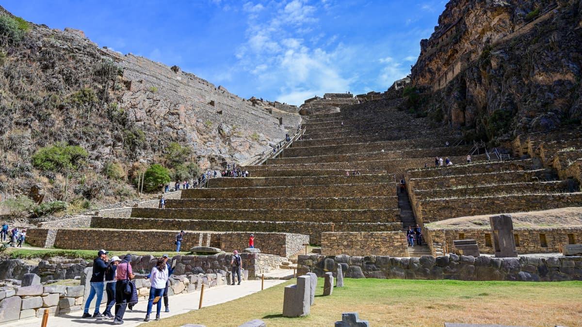 Die Inka-Terrassen von Ollantaytambo